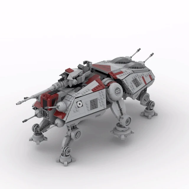 NEW Star Plan MOC Walking Motorized AT-TE Building Block Bricks RC Space Wars DIY Assembly Construction model Toys Xmas Gift 2