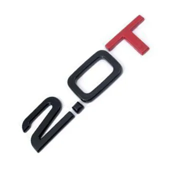 

Emblem Logo Badge Replacement Auto Bright black 2.0T pattern Practical