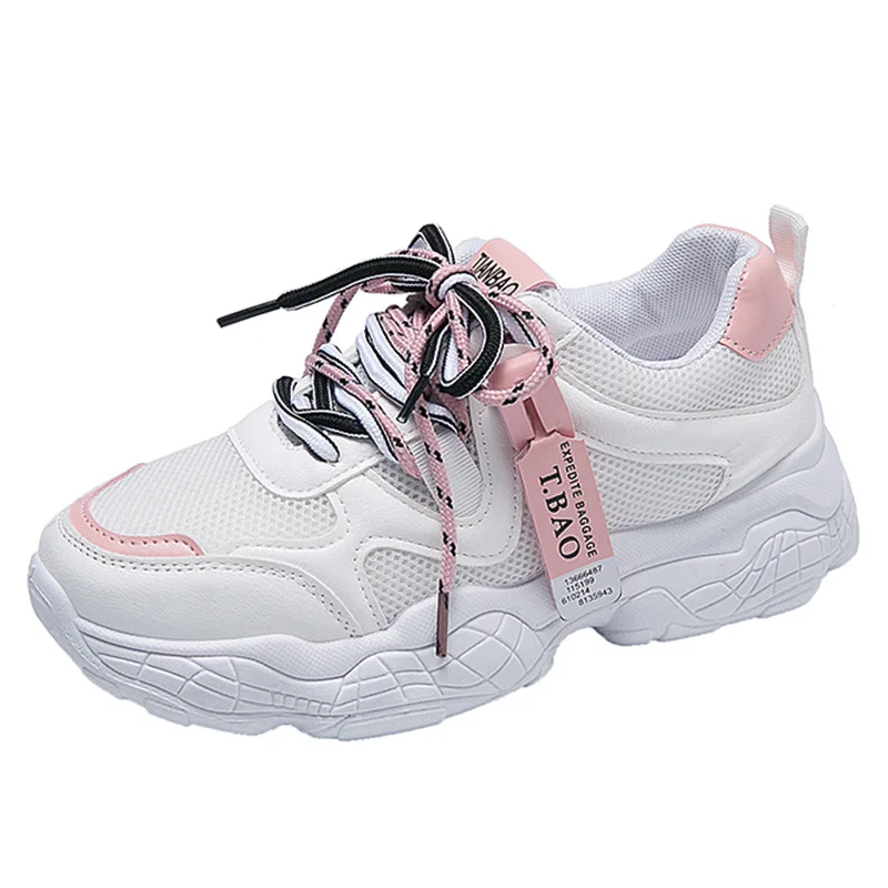 

STUDENT'S Shoes Women's 2019 New Style Online Celebrity MacBook Versatile INS Summer Sports Rubber Shoes Mesh through han ban xi