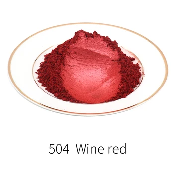 

Pigment Pearl Powder Mineral Mica Powder DIY Dye Colorant 10g 50g Type 504 Pearlized Dust for Soap Eye Shadow Cars Art Crafts