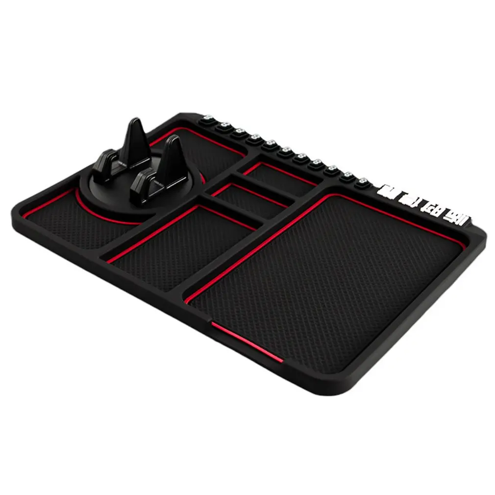 Multifunctional Car Anti-Slip Mat Auto Phone Holder Non Slip Sticky Anti Slide Dash Phone Mount Silicone Dashboard Car Pad Mat mobile phone stand