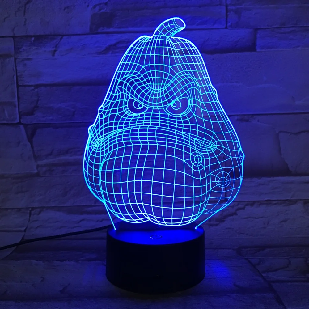 Растения против Зомби Сквош детский Ночной светильник LED сенсорный датчик