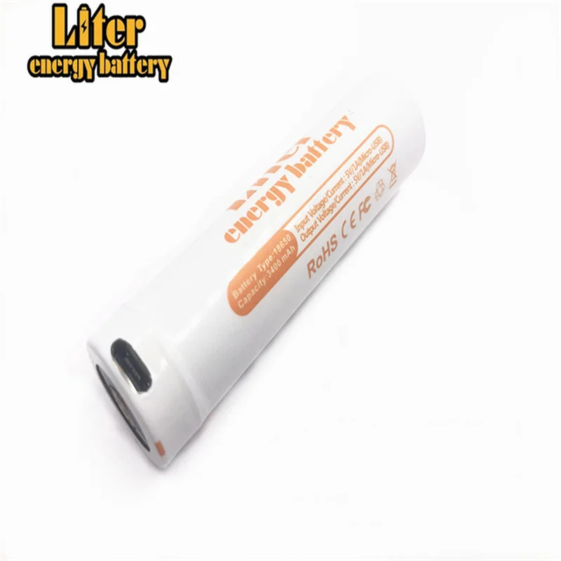PCM встроенный USB 3,7 в 3400 мАч 18650 литий-ионный аккумулятор Двойной usb diy внешний аккумулятор литий-ионный usb 18650 аккумулятор 3400 мАч