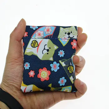 

Printed Girls Mini Coin Bag Earphone Pocket Portable Cartoon Card Holder Small Wallet Women Storage Coin Purse High Quality