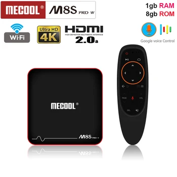 

Mecool M8s Pro W ATV Amlogic S905W Android 7.1 Set Top Box 1gb 8gb ROM H.265 4K 2.4G Wifi Better Than X96 Max Android Smart Box