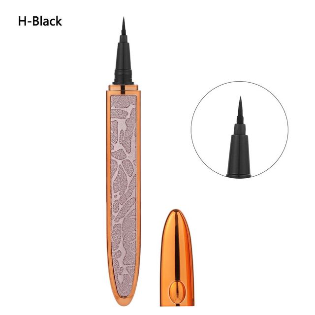 2 In 1 Magic Lash Liner Glue Pen Non Magnetic No Glue Liquid Eyeliner Waterproof Long Lasting Fast Dry Eye Makeup