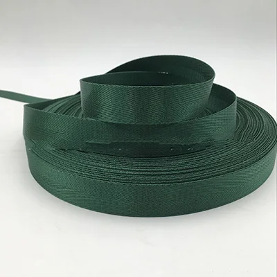 Meetee 8 метров 25 мм Высококачественная нейлоновая лента с узором в елочку, кружевная лента, лента, сделай сам, ремень для сумки, швейный ремень, аксессуары - Цвет: Green