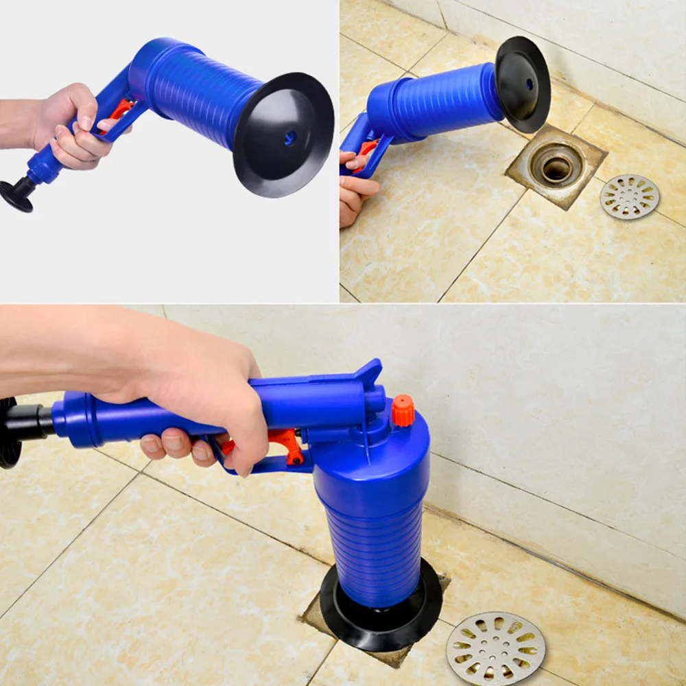 Высокое давление воздуха мощность Слива бластер пистолет Мощность ful ручной Плунжер для раковины очиститель насос для туалетов душ для ванной комнаты C1101 j