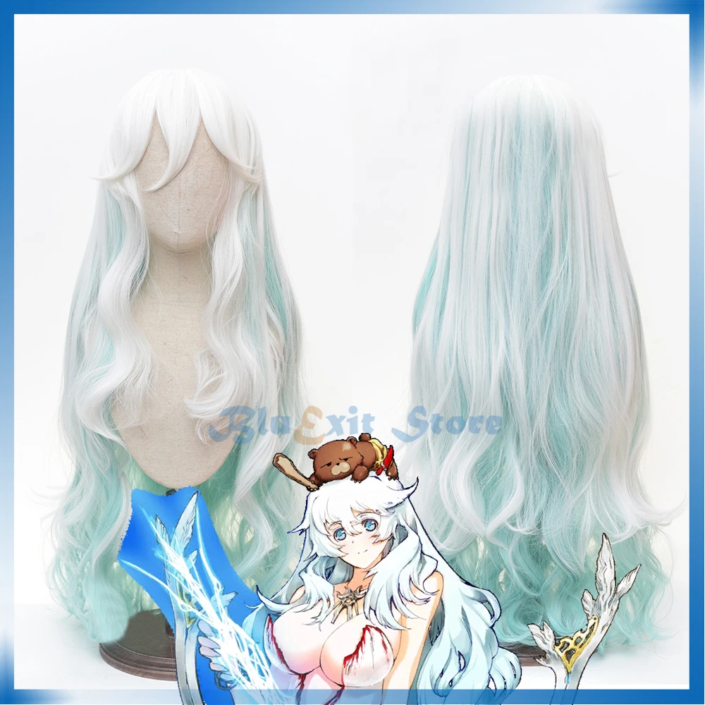 FGO MOON Orion Artemis парик градиент белый зеленый Fate Grand Order слуга Арчер косплей 90 см