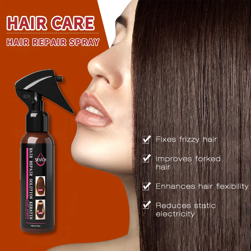 Sevich 100ml Hair Repair Spray Repairs damage restore soft hair for all hair types keratin Hair& Scalp Treatment
