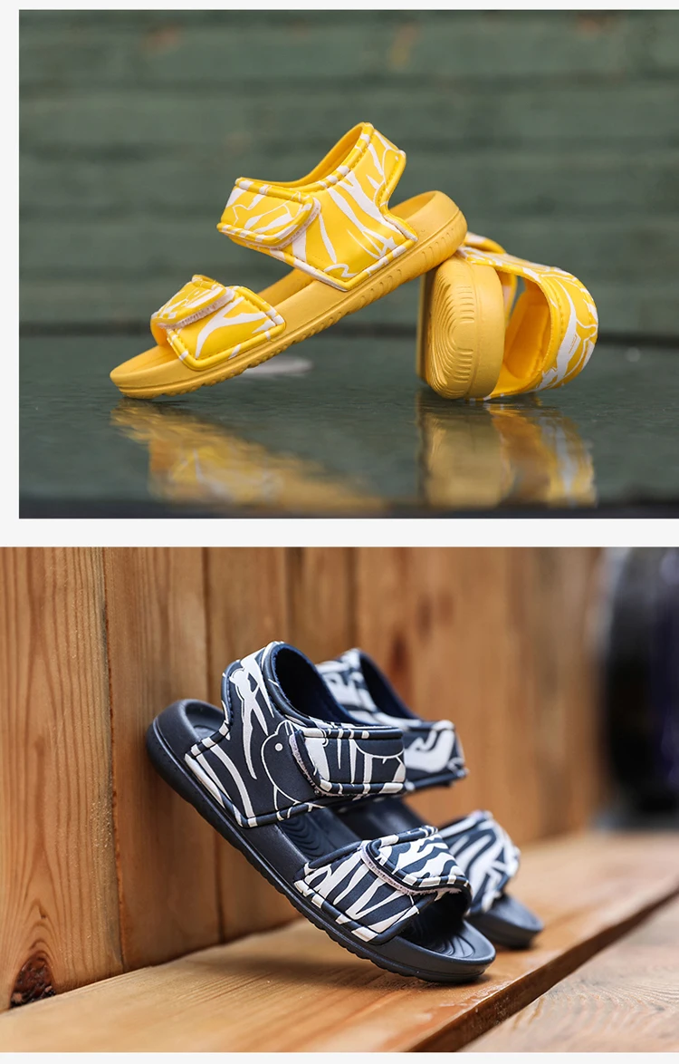 Детские сандалии; детские сандалии с застежкой на липучке; летняя пляжная обувь для мальчиков и девочек; легкие Нескользящие сандалии