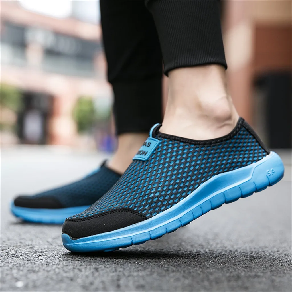 KANCOOLD Running Shoes Men Sneakers Wild Mesh Cloth Athletic Comfortable Lightweight Walking Leisure Sports Board Shoes 109#4