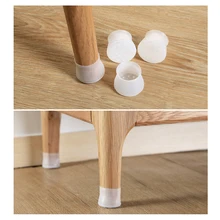 

Chair Leg Caps Anti-Slip Furniture Leg Covers Silicone Round Floor Protectors1