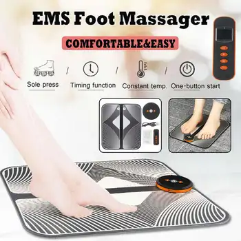 

6 Modes Electric EMS Foot Massager Pad Feet Muscle Stimulator Foot Massage Mat Improve Blood Circulation Relieve Pain