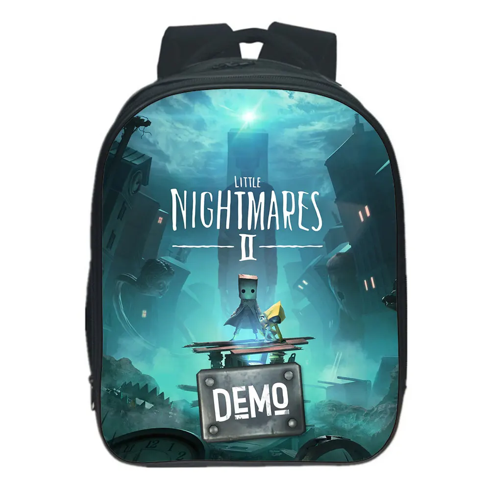 Little Nightmares Backpack Girls Toddler Cartoon Game Knapsack Baby Children Toddler Rucksack Mochila Girl gift.Support Custom