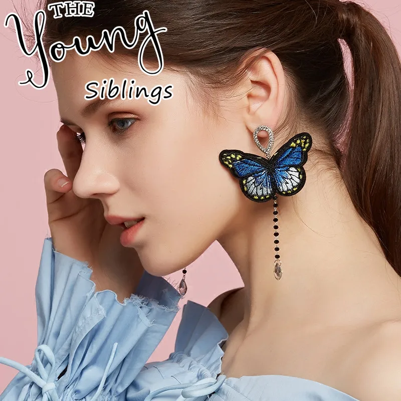 butterfly Patches For Clothing Iron On Embroidered Appliques DIY Apparel Accessories Fabric Badges|butterfly patch|patches for clothing ironpatches |