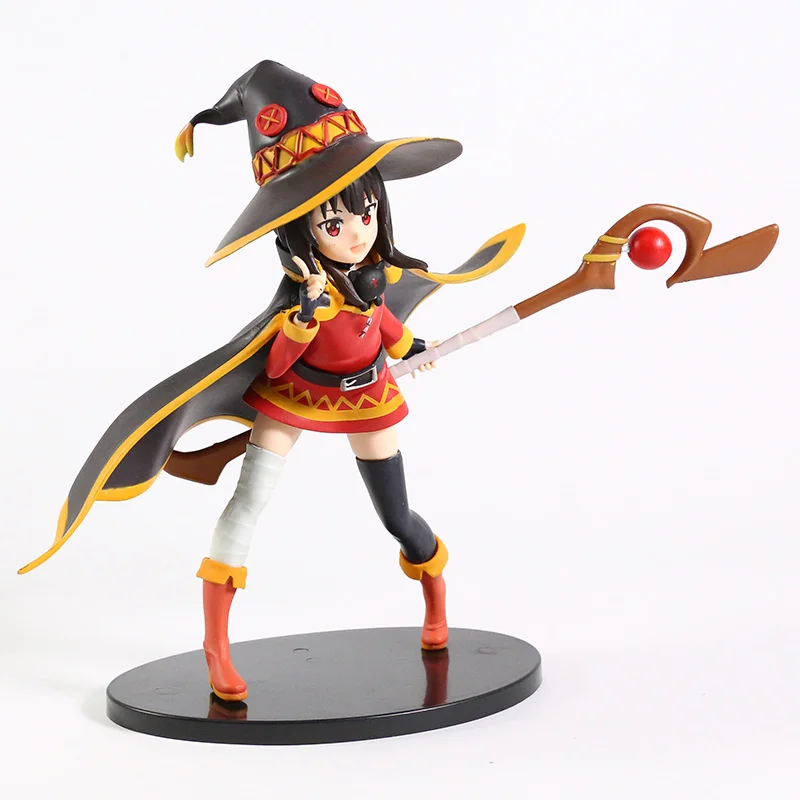 LOOACG 20CM Deluxe Version Anime KonoSuba Megumin Figure KonoSuba Gods  Blessing On This Wonderful World Toy Model Beautiful Girl PVC Adult Toy  Doll Statue Christmas Birthday Gifts 