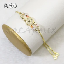 10 шт. браслеты для глаз ювелирные изделия из кристаллов радужные аксессуары браслеты соединитель для женщин модные ювелирные изделия браслет браслеты подарок 5749