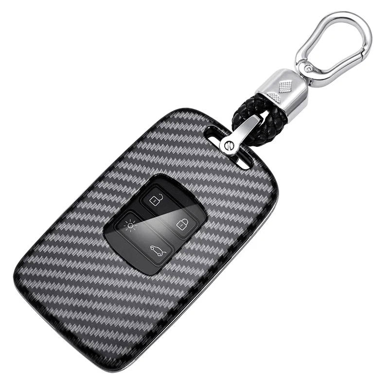 Carbon Fiber Remote Car Key Case for Renault Megane Koleos Kadjar Talisman Espace Captur Clio Fob 2016-2020 Cover | Автомобили и
