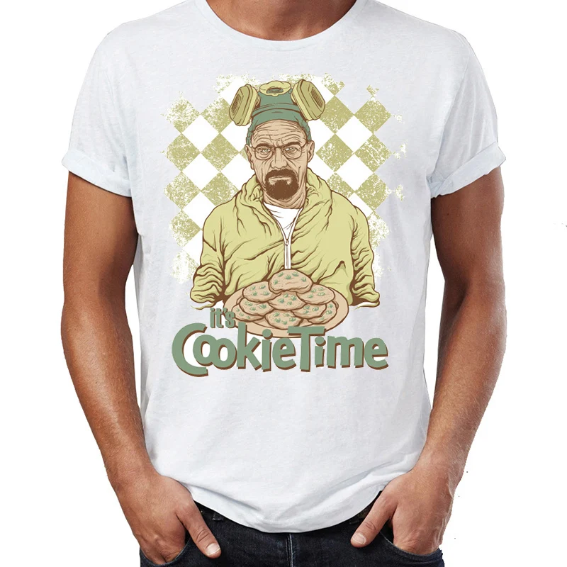 Мужская футболка с рисунком хизенберга вода белый во все тяжкие это печенье