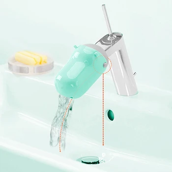

Kid Faucet Extender Sink Cute Animals Design Baby Tubs Kids Hand Washing Bathroom Sink Handle Extension Toddler