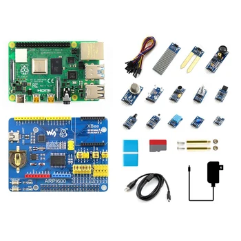 

ShenZhenMaker Raspberry Pi 4 Model B Sensor Kit, with 13 Popular Sensors