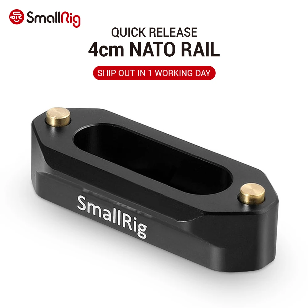 SmallRig Камера Quick Release Безопасность рельс 4 см 1 57 дюйма длиной с 1/4 ''винты для НАТО