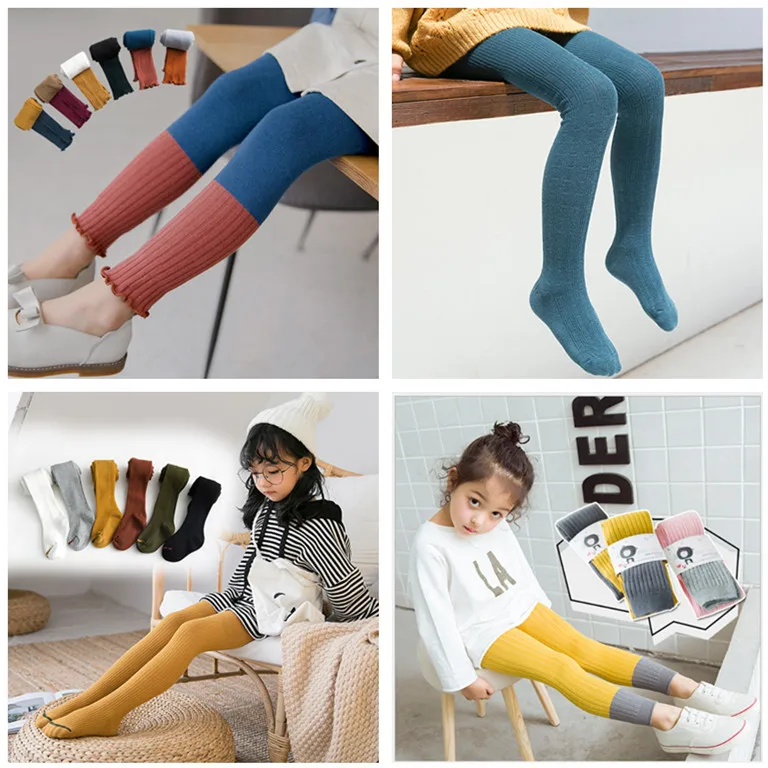 Children Cotton Socks Spring Korean-style Base Capri Pants Baby Infant Girls Mesh Panty-hose