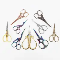 Vintage Stainless Steel Tailor Yarn Trim Cut cross stitch Scissor fabric Needlework Embroidery Thread knitting tool Sewing Tool 2