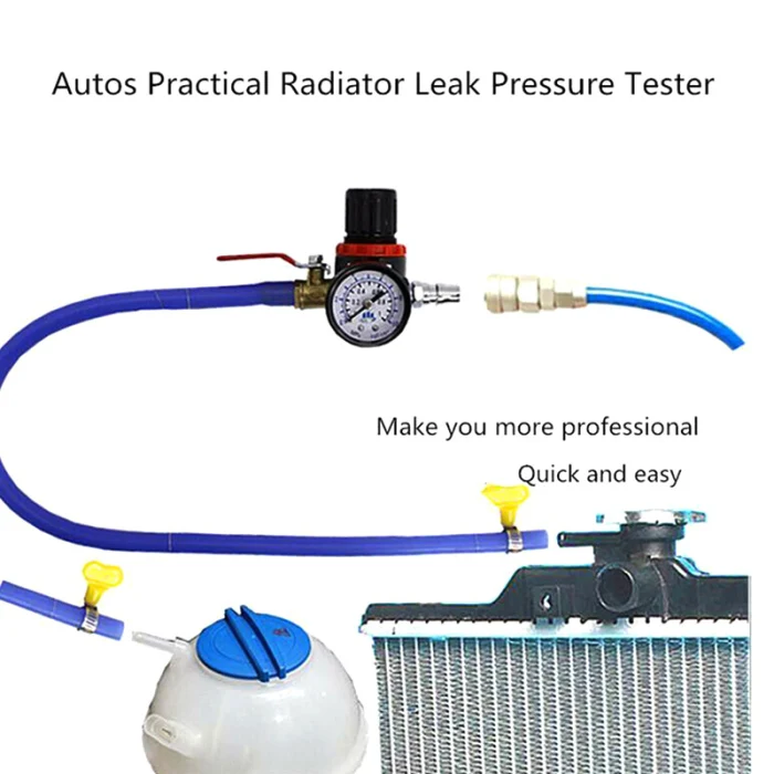 Автомобильный тестер давления утечки инструмент проверки охлаждения радиатора танк детектор V6