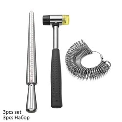 Professional Ring Sizer and Mandrel Tool Kit (3set)