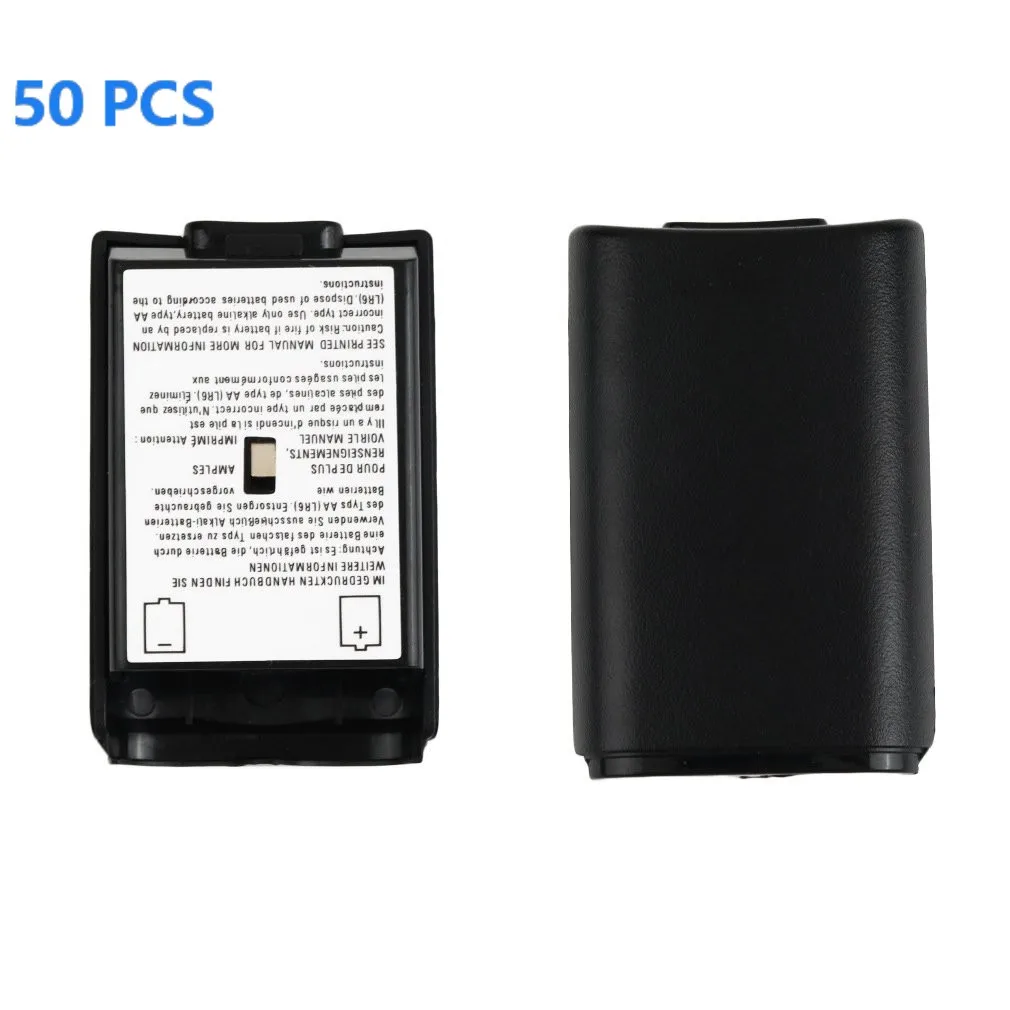 

50PCS for Xbox 360 Battery Pack Cover Shell Shield Case Kit for Xbox 360 Wireless Controller Free / Drop Shipping