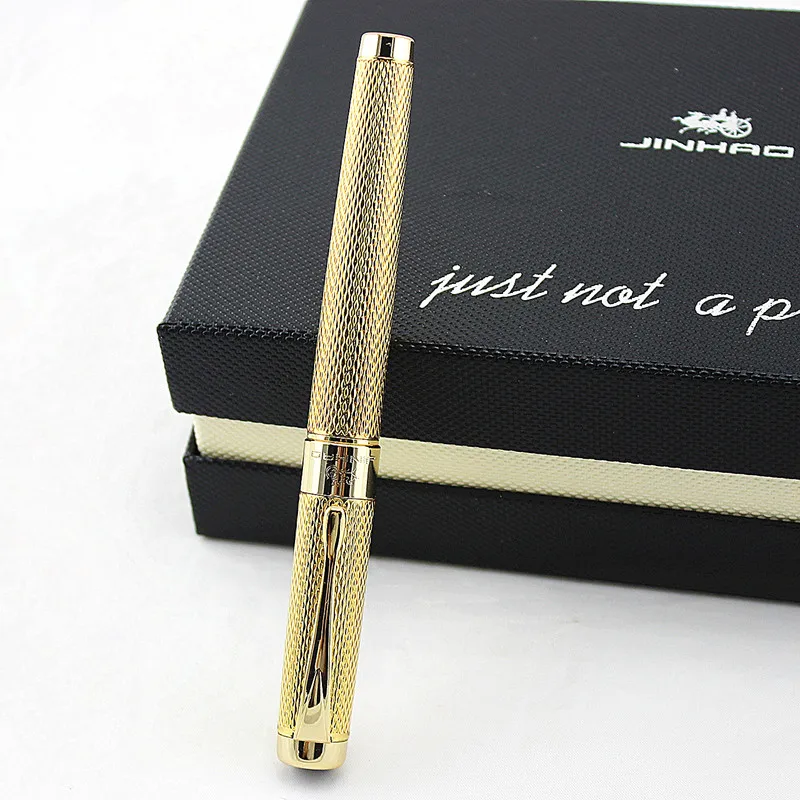 Jinhao серия Century целлулоидная перьевая ручка с золотым узором отлично подходит для