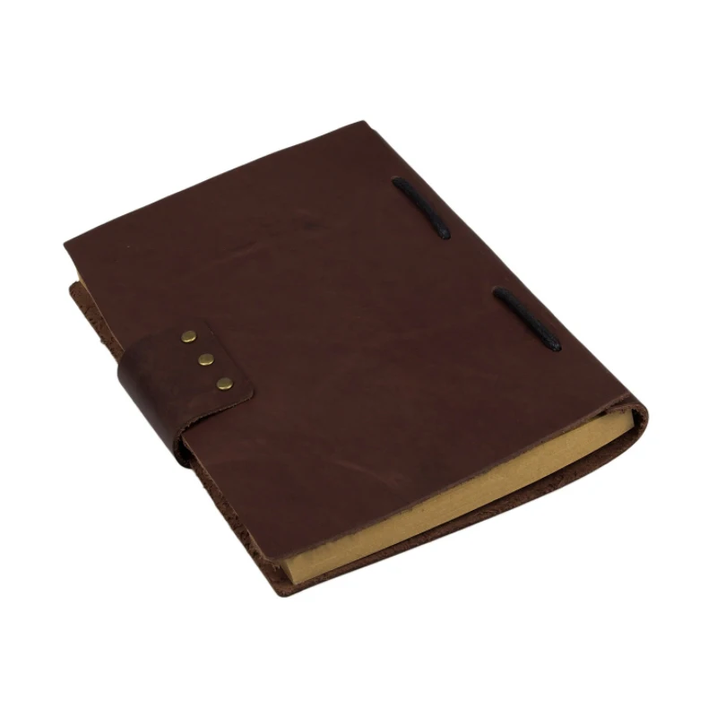 MAHEU Винтаж Натуральная кожаный чехол для блокнота jotter школьная сумка дневник a5 кожаный дневник коричневый