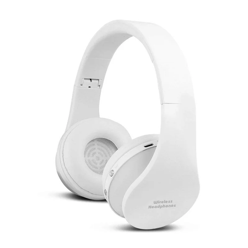 FOOVDO Bluetooth Headphone Heavy Bass Wireless Headset with Microphone HiFi Sound Music Stereo Earphone for Video Game