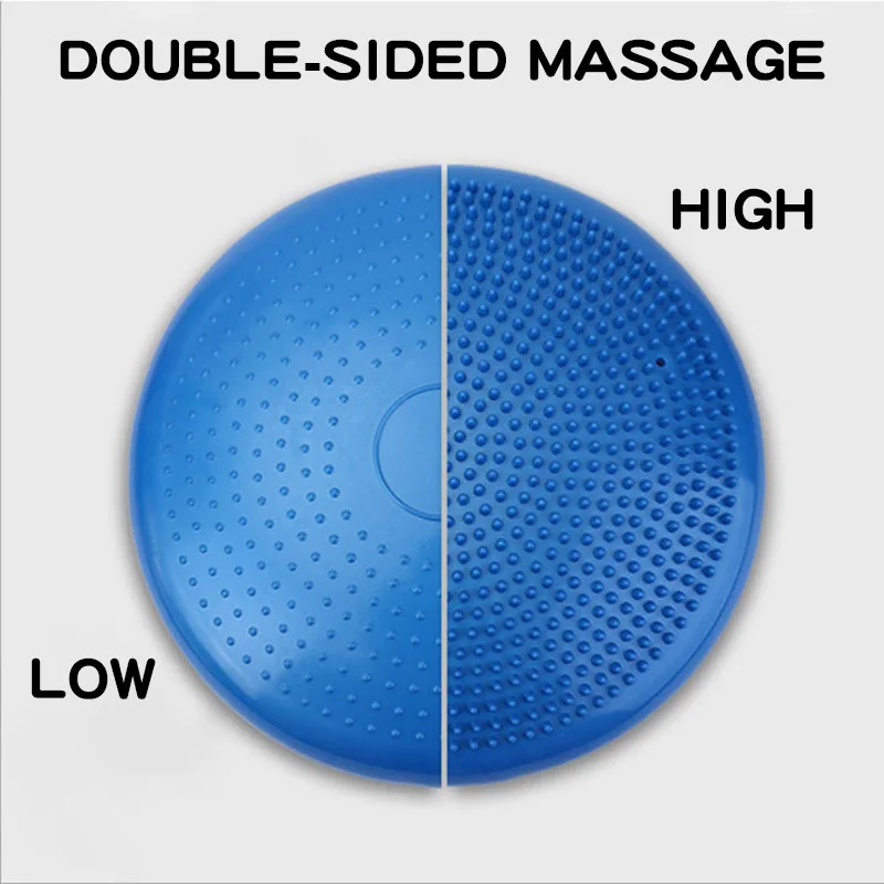 Gymnastics Ball Yoga Ball Massage Ball Yoga Balls Massage Pad Inflatable Stability Wobble Balance Disc Cushion Mat Fitness Exercise Training ball