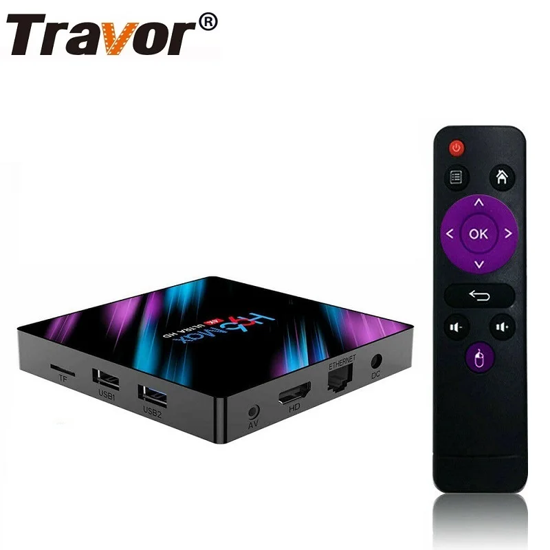 ТВ приставка TRAVOR H96 MAX Android 9 0 4 + 32 ГБ 4K WiFi|ТВ-приставки и медиаплееры| |