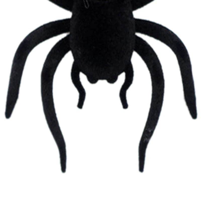 Funny Unique New Mini Kids Toy High Quality Black Durable Educational Robot Scary Insect Gadget Solar Power Spider Trick Toy