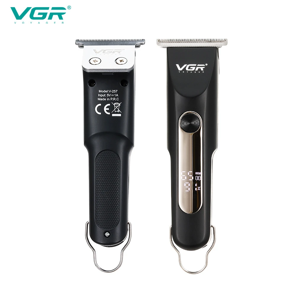 Vgr 257 Electric Hair Clipper Professional Home Personal Care Smart Digital  Display Portable Trimmer For Men Barber Vgr V257 - Hair Clippers -  AliExpress