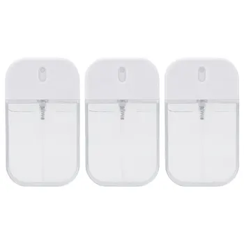 

3Pcs Portable Refillable Storage Container Compact Alcohol Disinfectant
