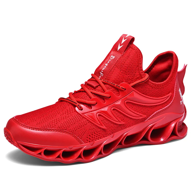 

Fashion New Blade Cushioning Shoes for Men Mesh Breathable Anti-skid Male Sneakers Lightweight Shockproof Comfortable Shoes Men