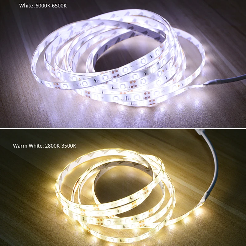 

Flexible Touch Switch Sensor LED Strip light 1M 2M 3M 4M 5M Dimmable LED Wardrobe Cabinet lamp Tape Closet Kitchen lighting