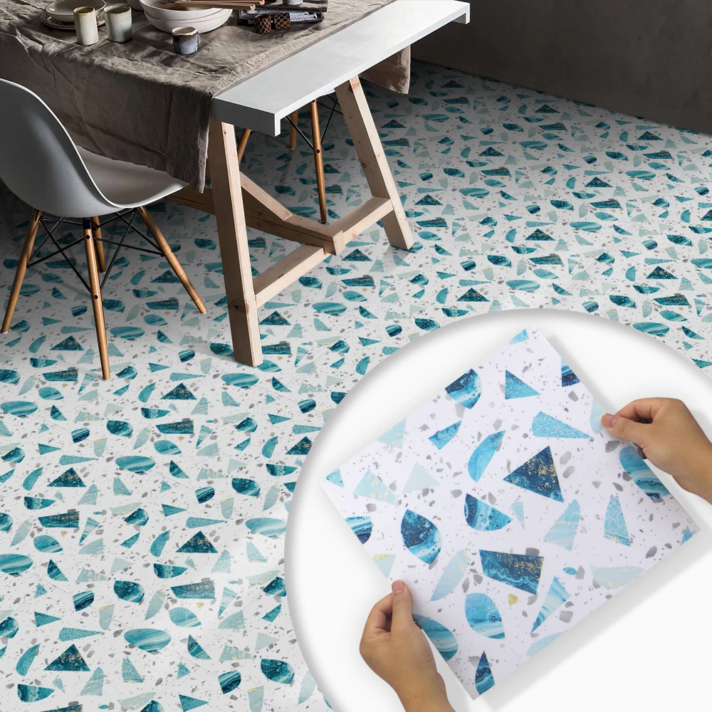 Lastryko zdejmowane brak uszkodzeń przylepne na podłogę naklejki winylowe  podłogi ceramiczne laminowane skórki i kij 30x30CM naklejki na kafelki  podłogi tanie i dobre opinie