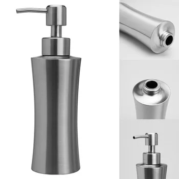 

Stainless Steel Lotion Bottle Liquid Soap Dispensers Bathroom 304 Bathroom Kitchen Accessories Hand Pumps Bottling container