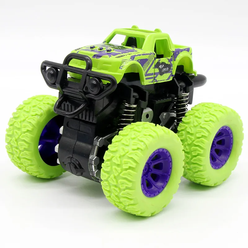 Зеленый монстр грузовик инерция внедорожник трения мощность транспортных средств пластиковый автомобиль для маленьких мальчиков Супер Автомобили Blaze грузовик Дети дети игрушки