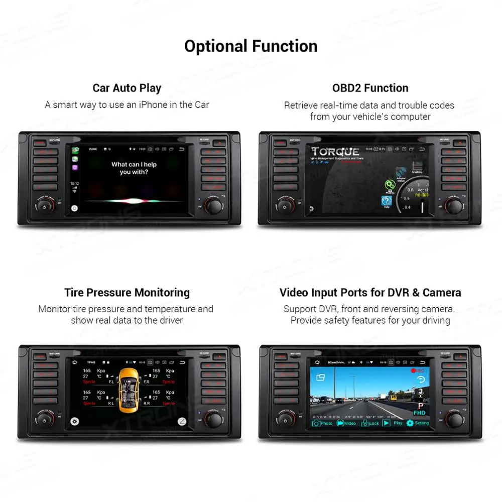 Sale XTRONS Android 9.0 PX5 Octa Core Car Radio DVD Player GPS Navigation for BMW 7 Series E38 1994-2001 E39 1995-2003 M5 1999-2003 3