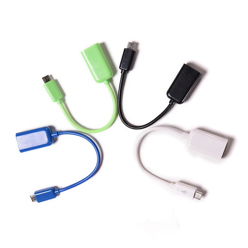 1 шт. цветной микро USB OTG кабель адаптер для Мобильный телефон планшет камера папа