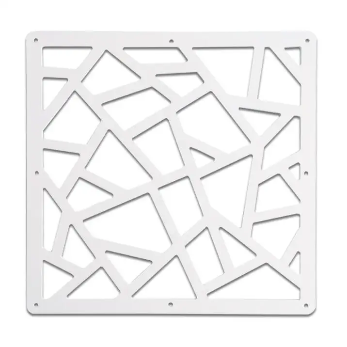 12pcs 29x29cm schermi sospesi soggiorno divisori pannelli divisori arte  della parete decorazione della casa fai da te adesivo da parete in  legno-plastica bianco - AliExpress