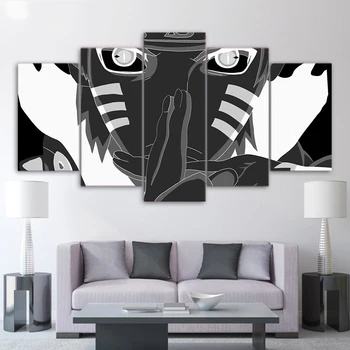

Modular Pictures Wall Art 5 Pieces Anime Character Naruto Poster Canvas HD Printed Painting Home Decor For Living Room Framed