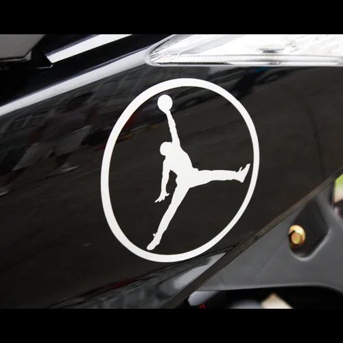 Красивый Mercedes Nike Air Jordan крутой логотип наклейки на бампер Светоотражающие креативные наклейки на бампер двойной цвет выбор бампер S